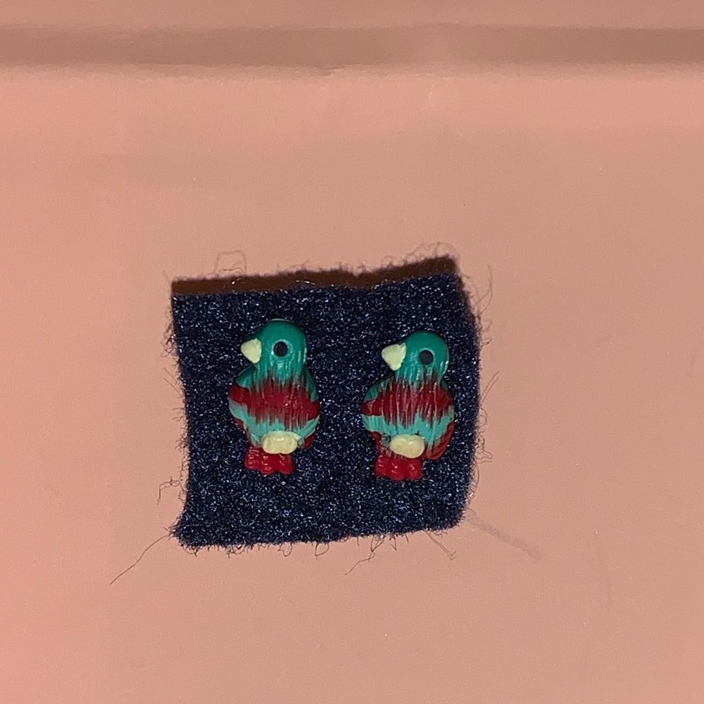 Parrot earrings